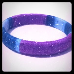 HANDMADE PURPLE OMBRÉ BLUE BRACELET